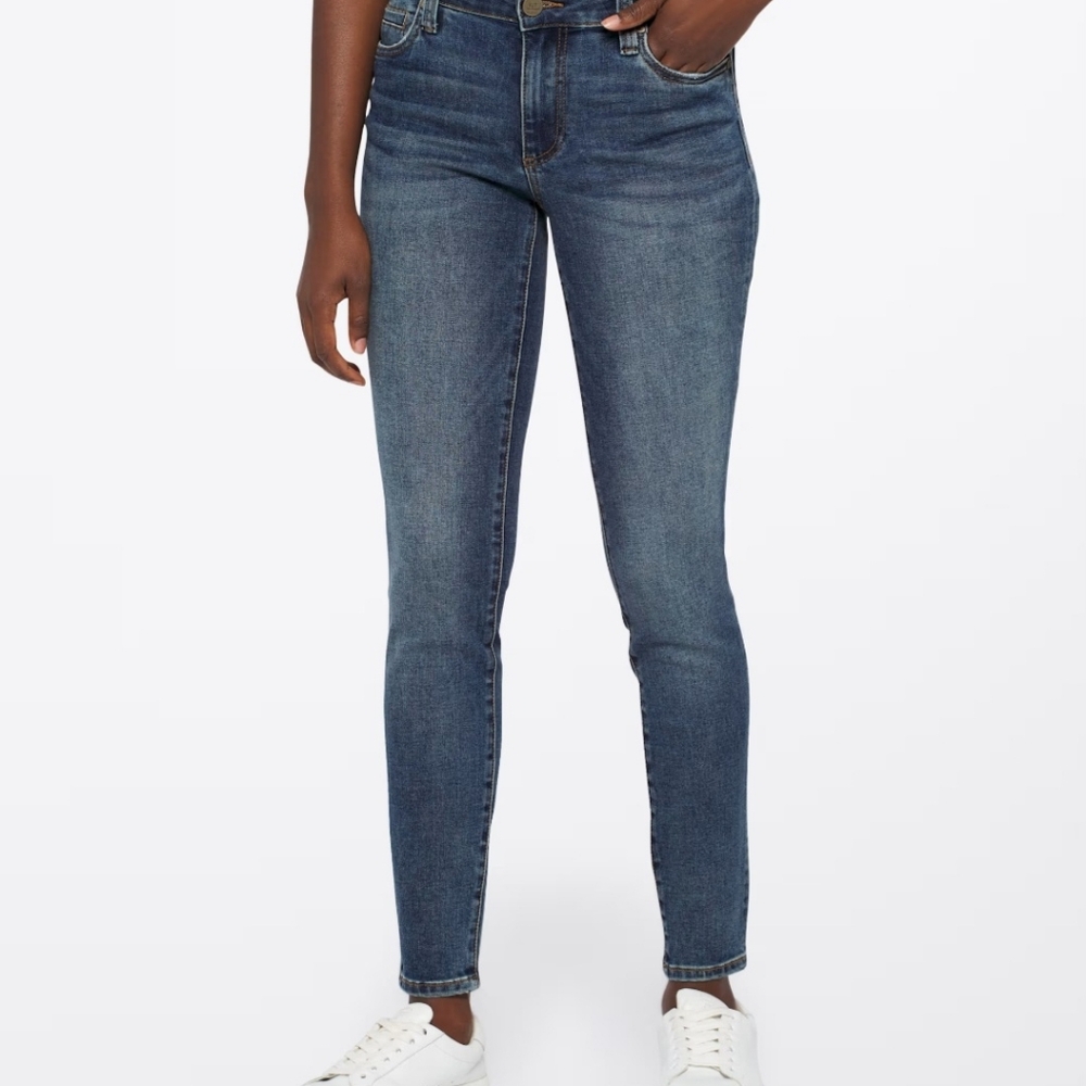 Kut from the Kloth Mid-Wash Blue Skinny Jeans